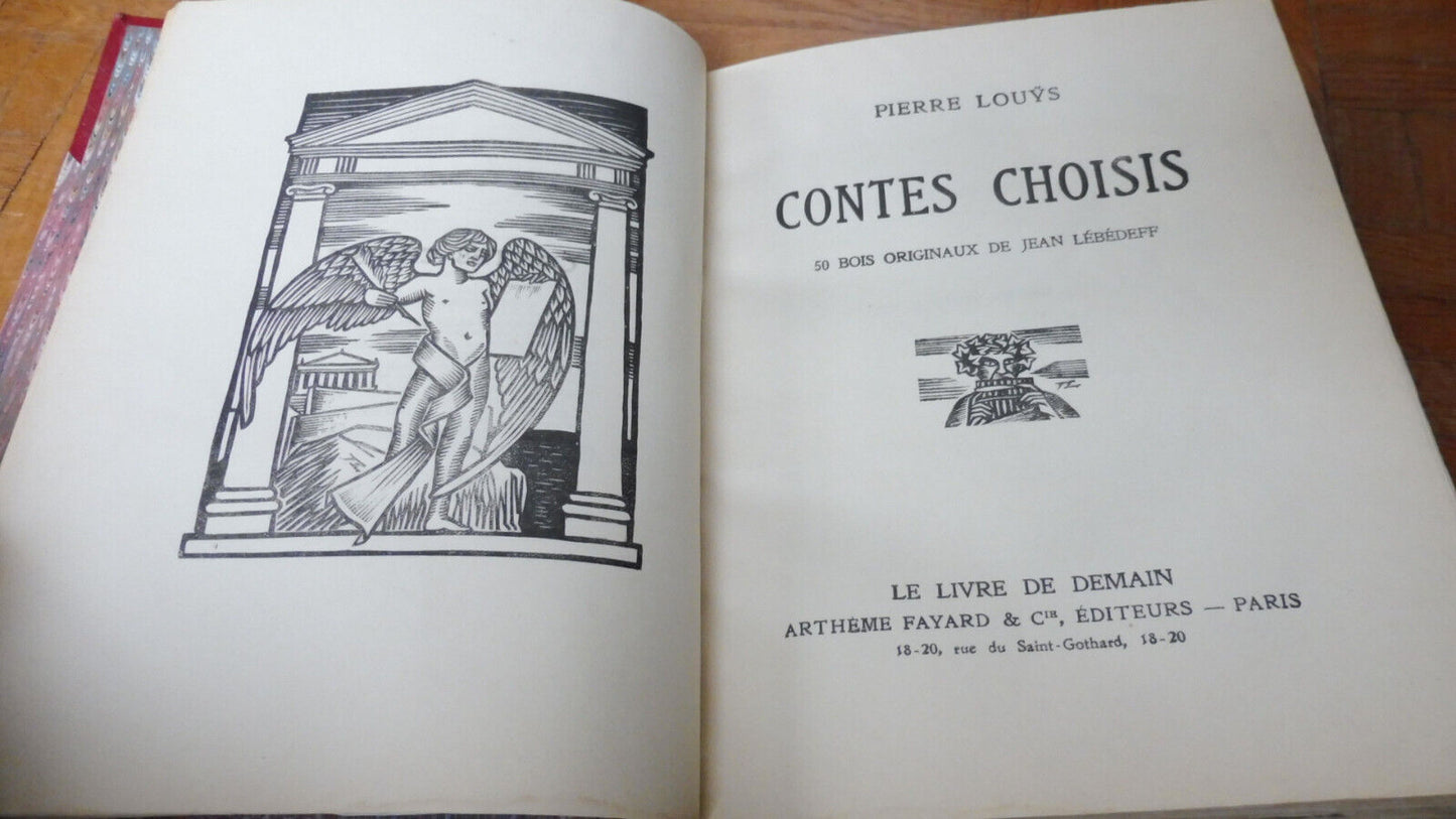 Contes Choisis (Pierre Louÿs) 1929 illus. Lébédeff