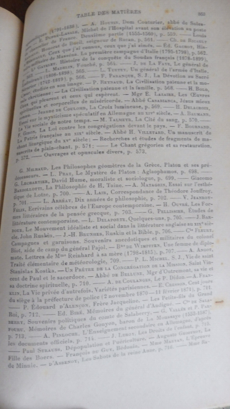 Etudes des jésuites avril, mai, juin 1901