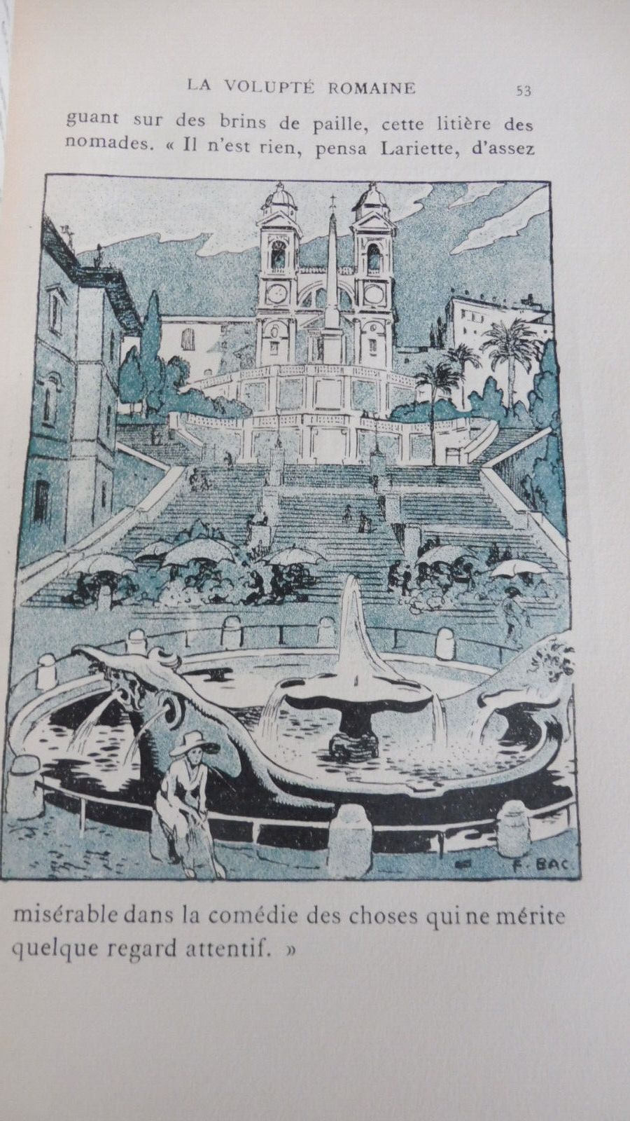 La Volupté romaine (Ferdinand Bac) 1922 illus. Bac