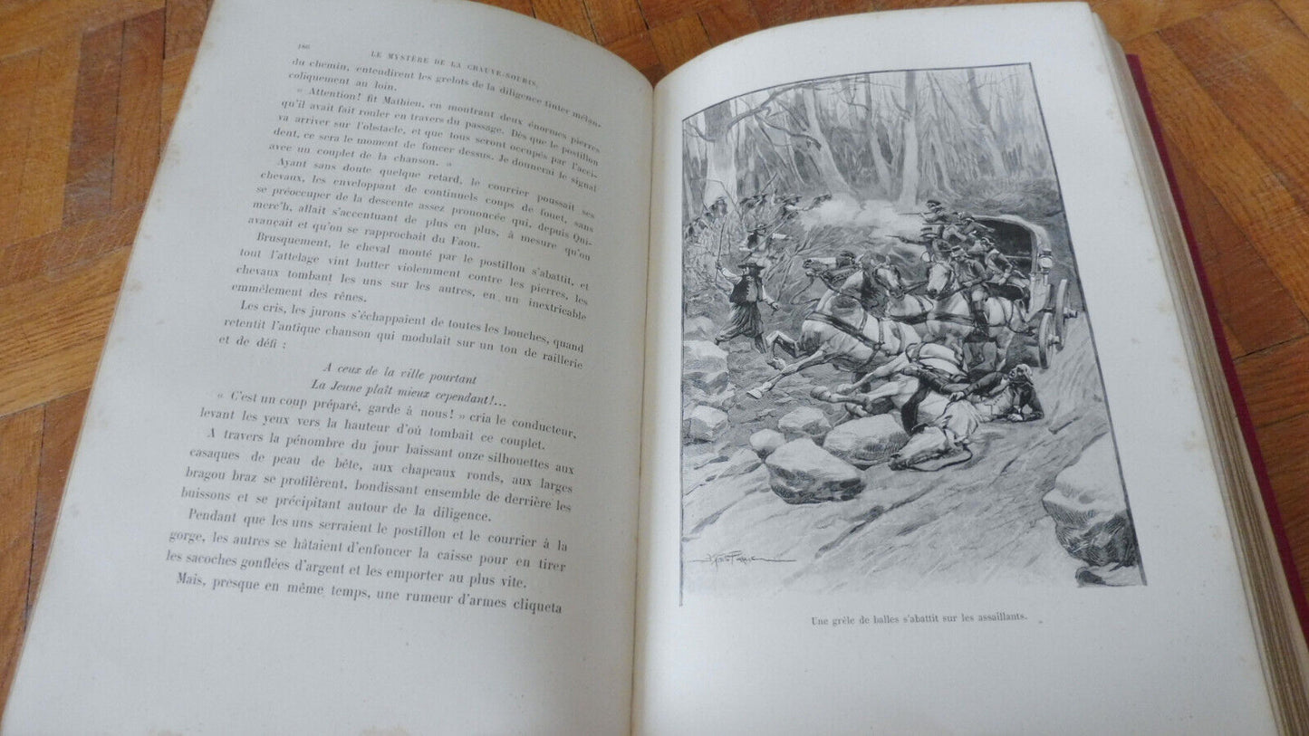 Le Mystère de la chauve-souris (Gustave Toudouze) 1900 illus. A. Paris