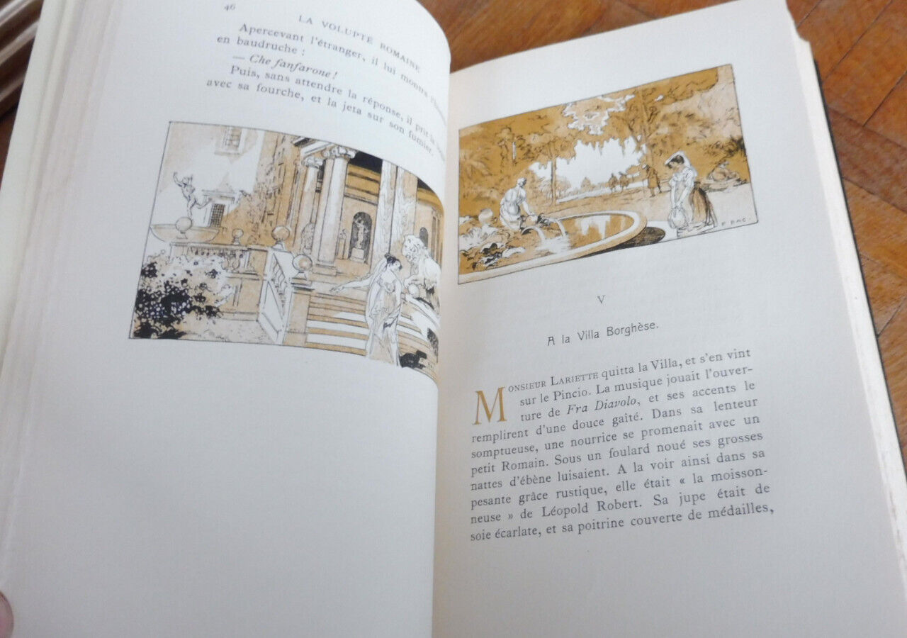 La Volupté romaine (Ferdinand Bac) 1922 illus. Bac