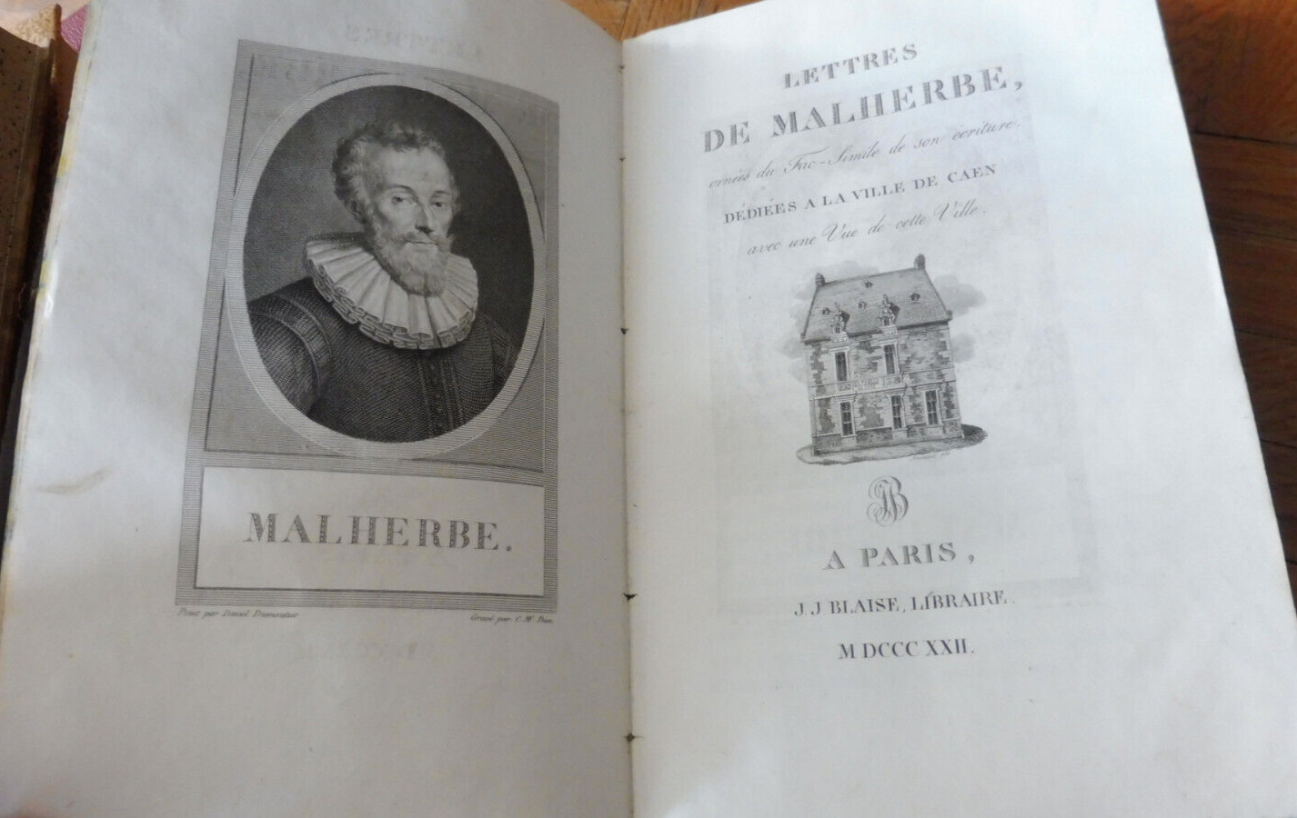 Lettres de Malherbe 1822