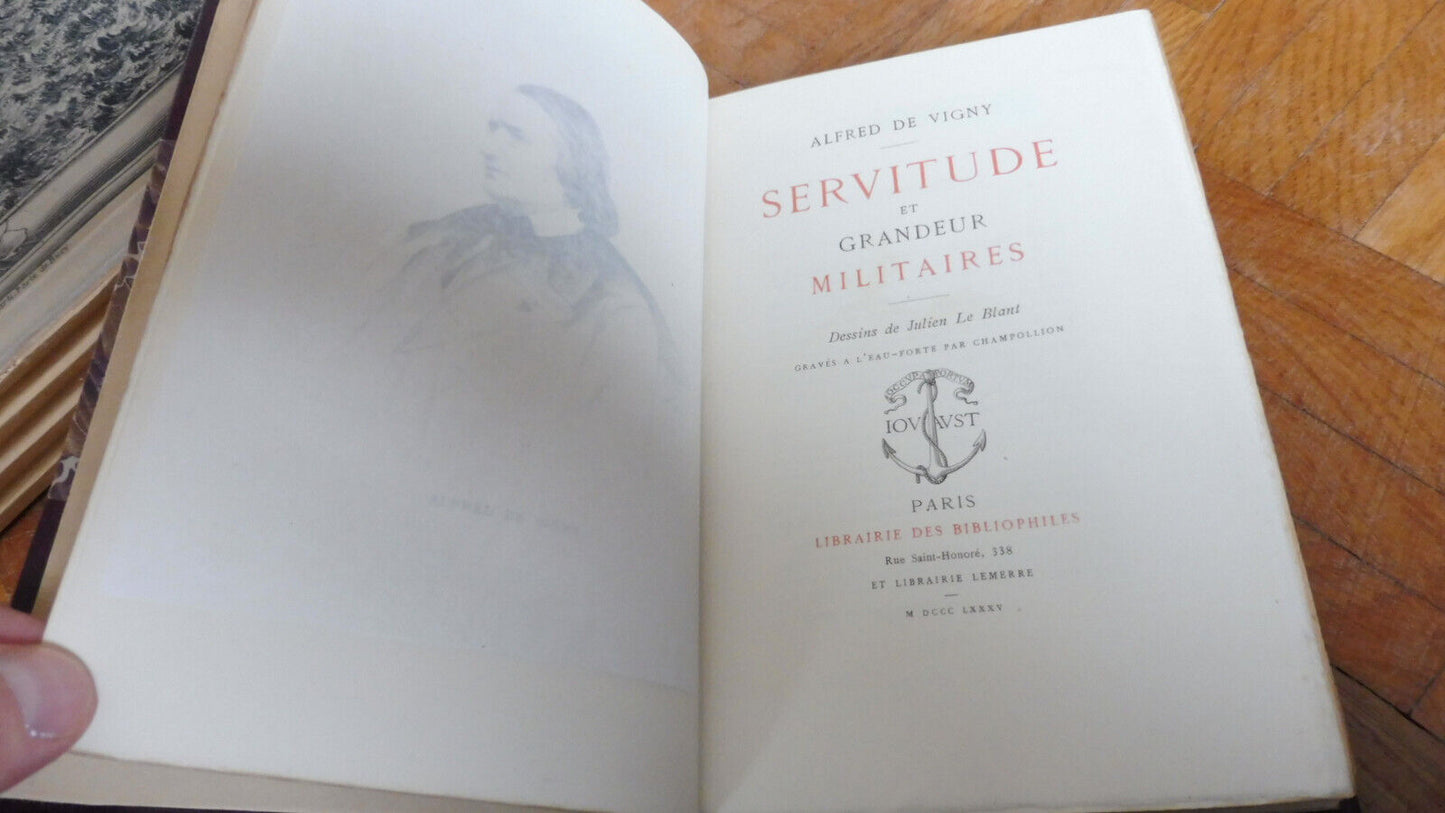 Servitude et grandeurs militaires (Alfred de Vigny) 1885