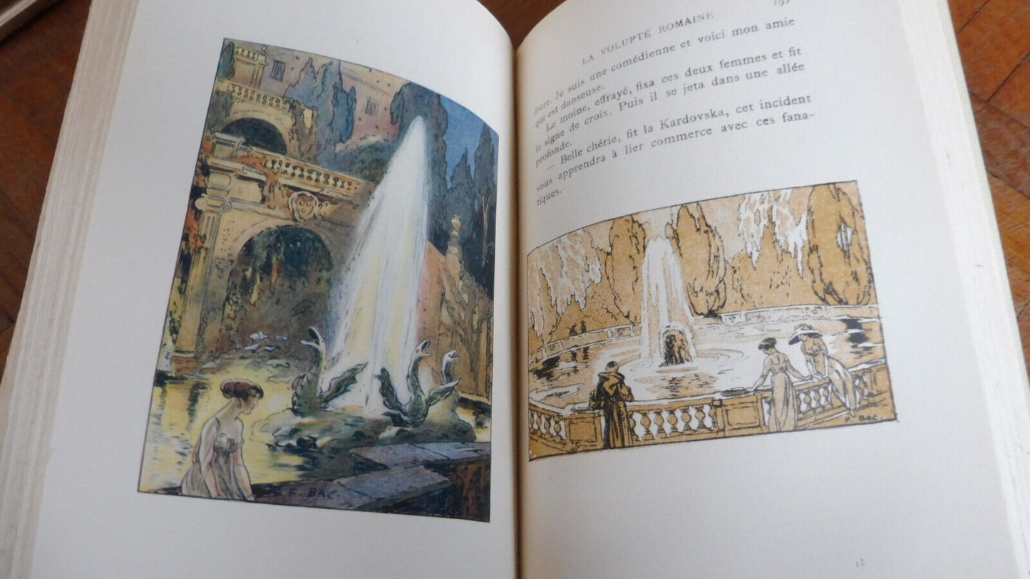 La Volupté romaine (Ferdinand Bac) 1922 illus. Bac