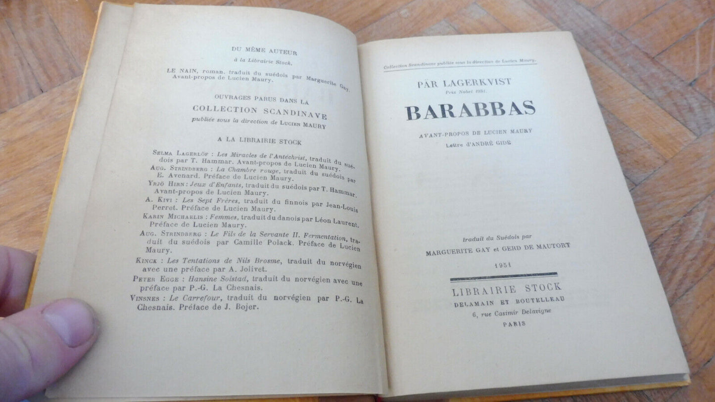 Barabbas (Par Lagervist) 1951 EO