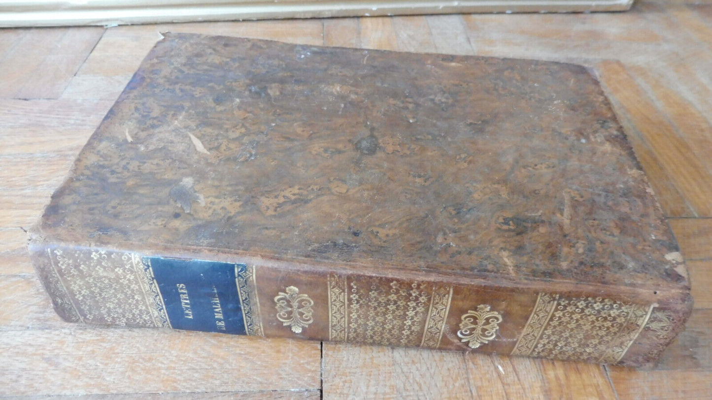 Lettres de Malherbe 1822