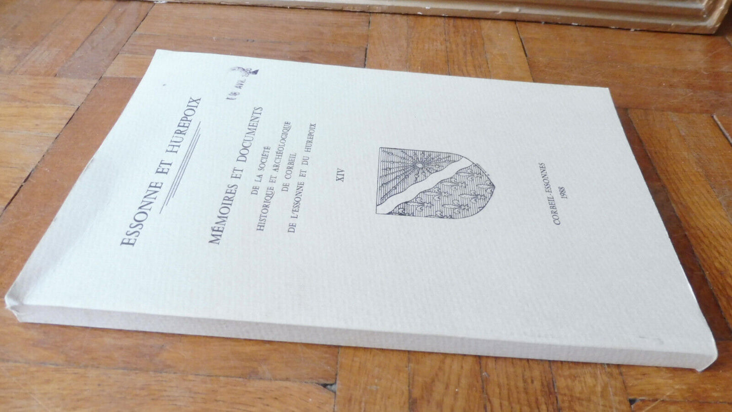 Mémoires et documents de la soc. archéologique Essonne et Hurepoix (Crocy) 1988