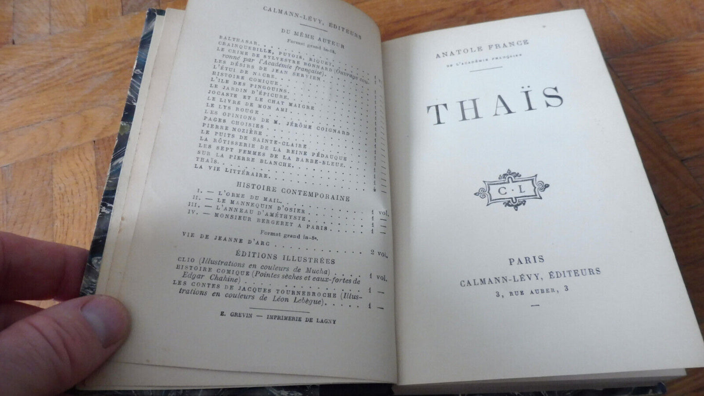 Thaïs (Anatole France) 1911