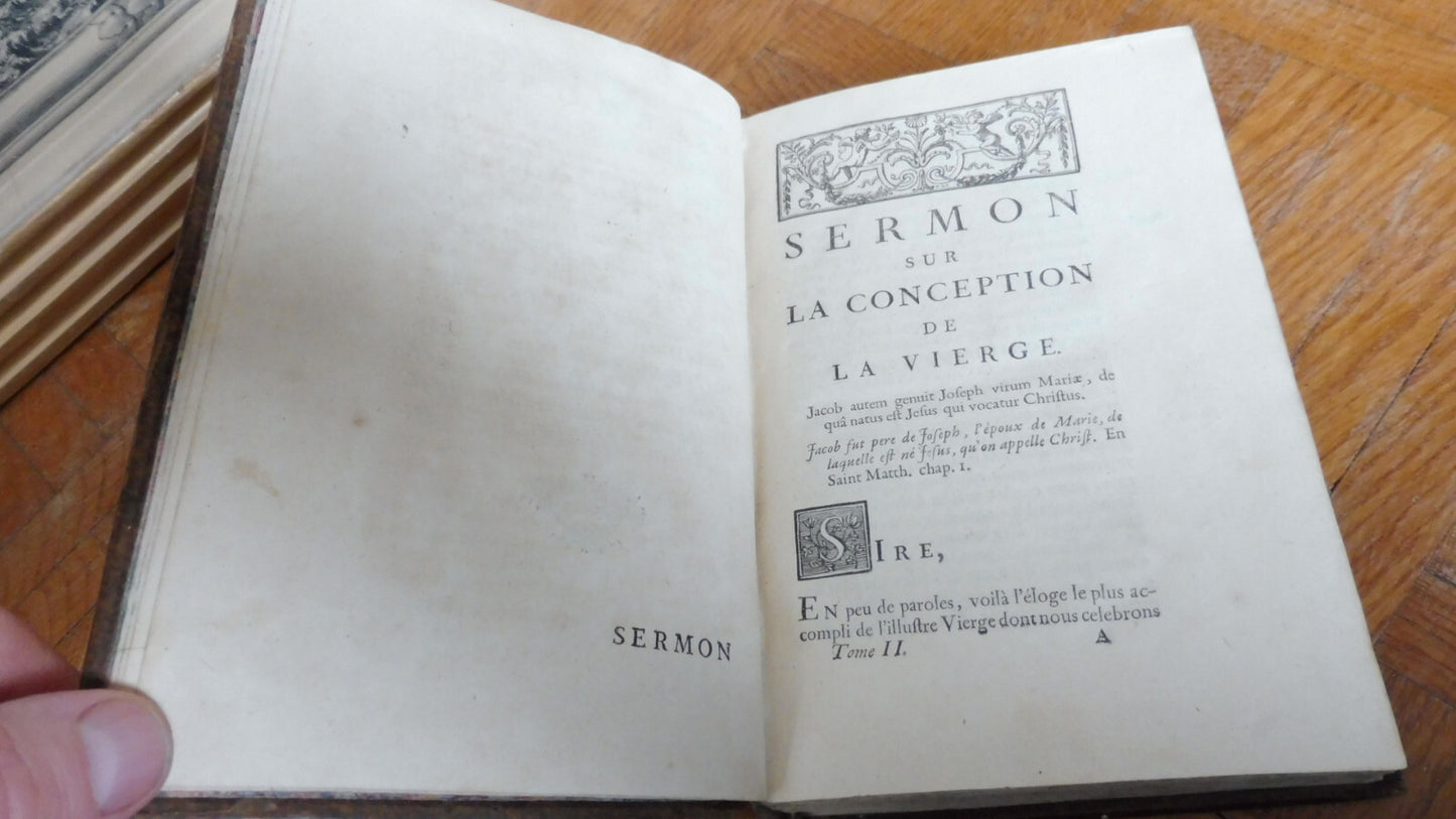 Sermons du père Bourdaloue t.2 1709