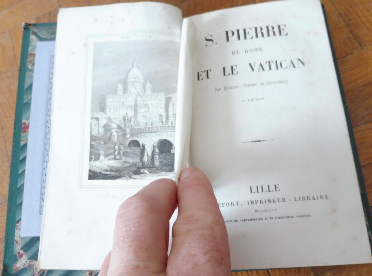 Saint Pierre de Rome et le Vatican (De Ravensberg) 1859