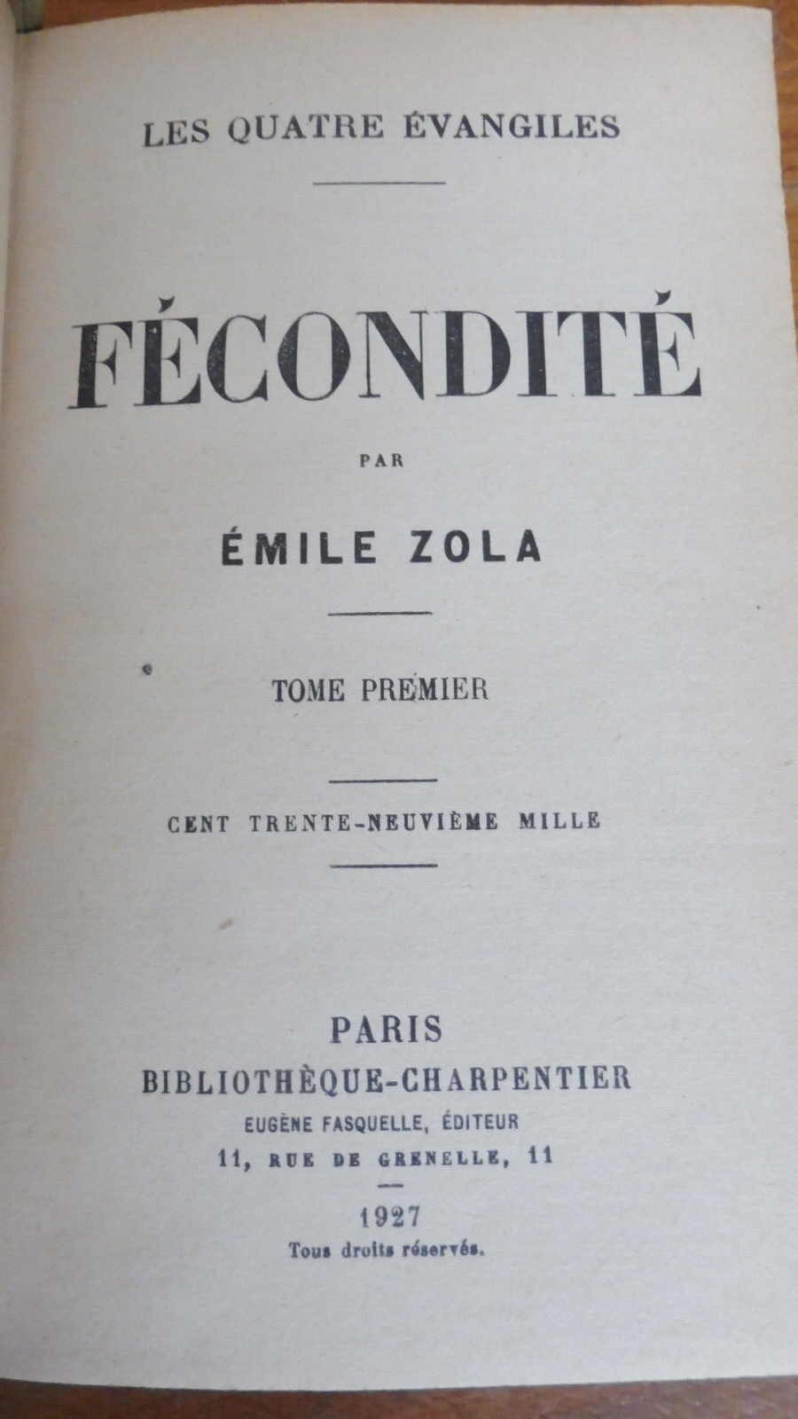 Fécondité (Zola) 1927 2/2