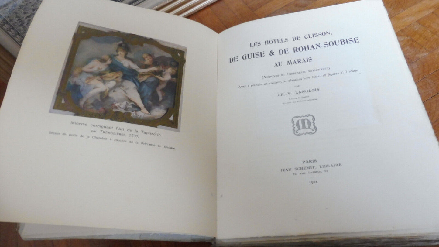 Les Hôtels de Clisson, de Guise, de Rohan-Soubise (Langlois) 1922