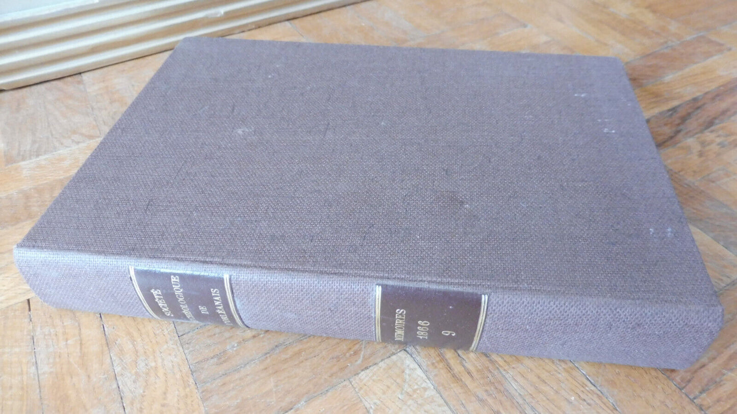 Mémoires de la Société archéologique de l'Orléanais 1866
