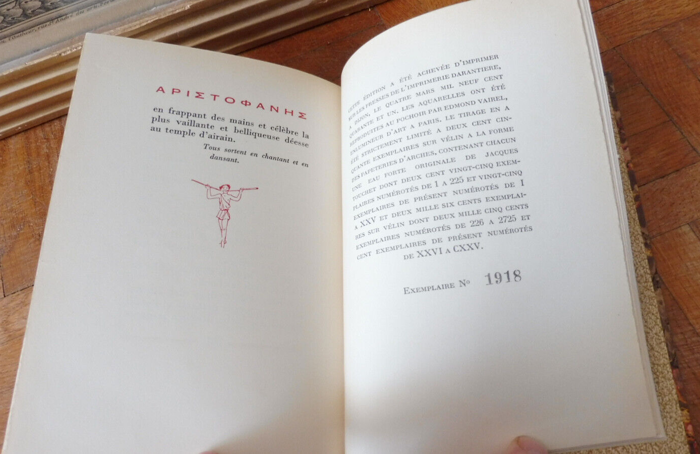 Lysistrata (Aristophane) 1941 illus. Touchet NUMEROTE VELIN