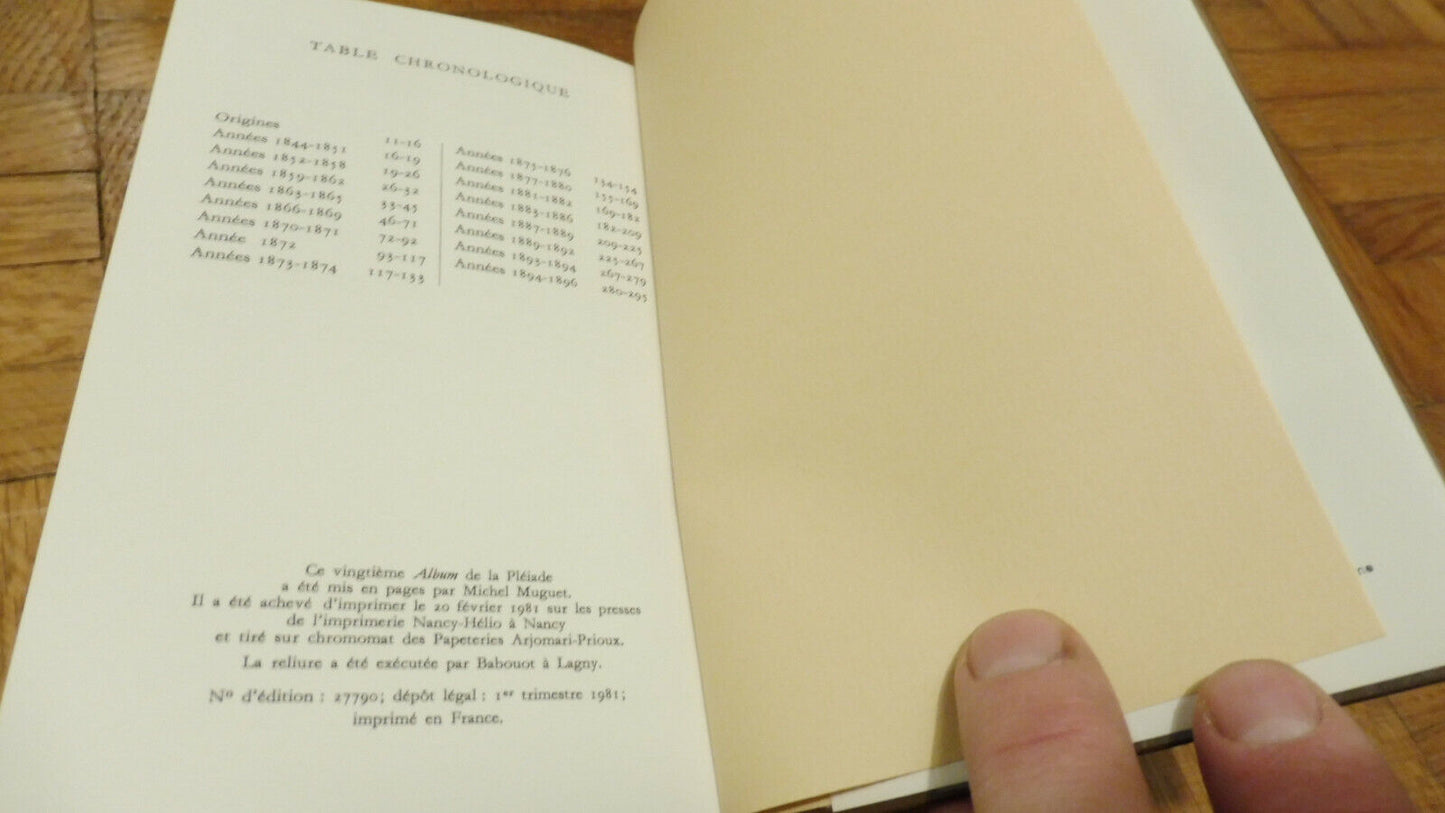 Album Verlaine 1981 PLEIADE TBE