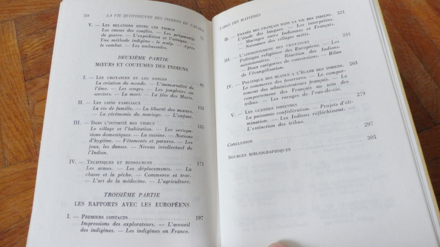 La Vie quotidienne des Indiens du Canada (Douville & Casanova) 1967