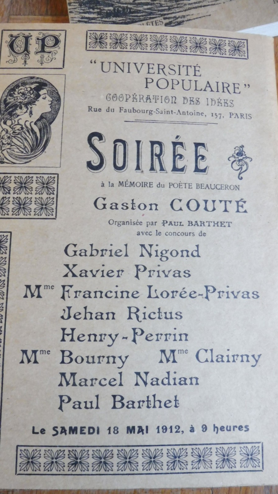 Oeuvres de Gaston Couté 5 vol. + Glossaire