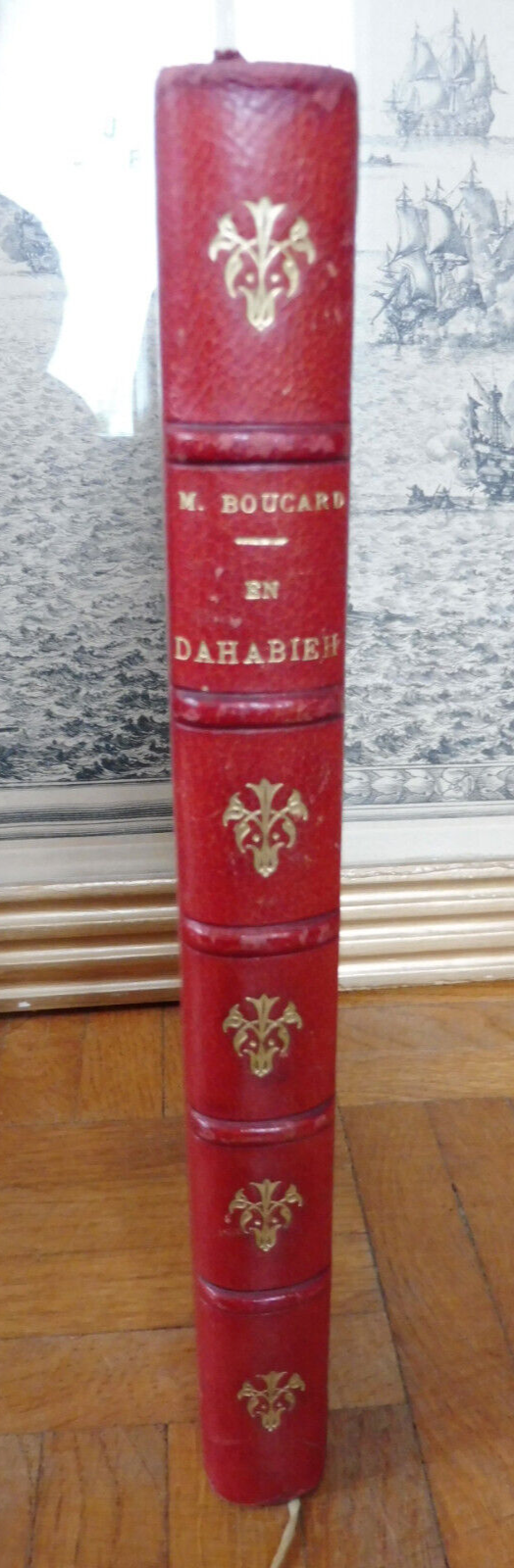 En Dahabieh (Max Boucard) 1889 illus. Régamey