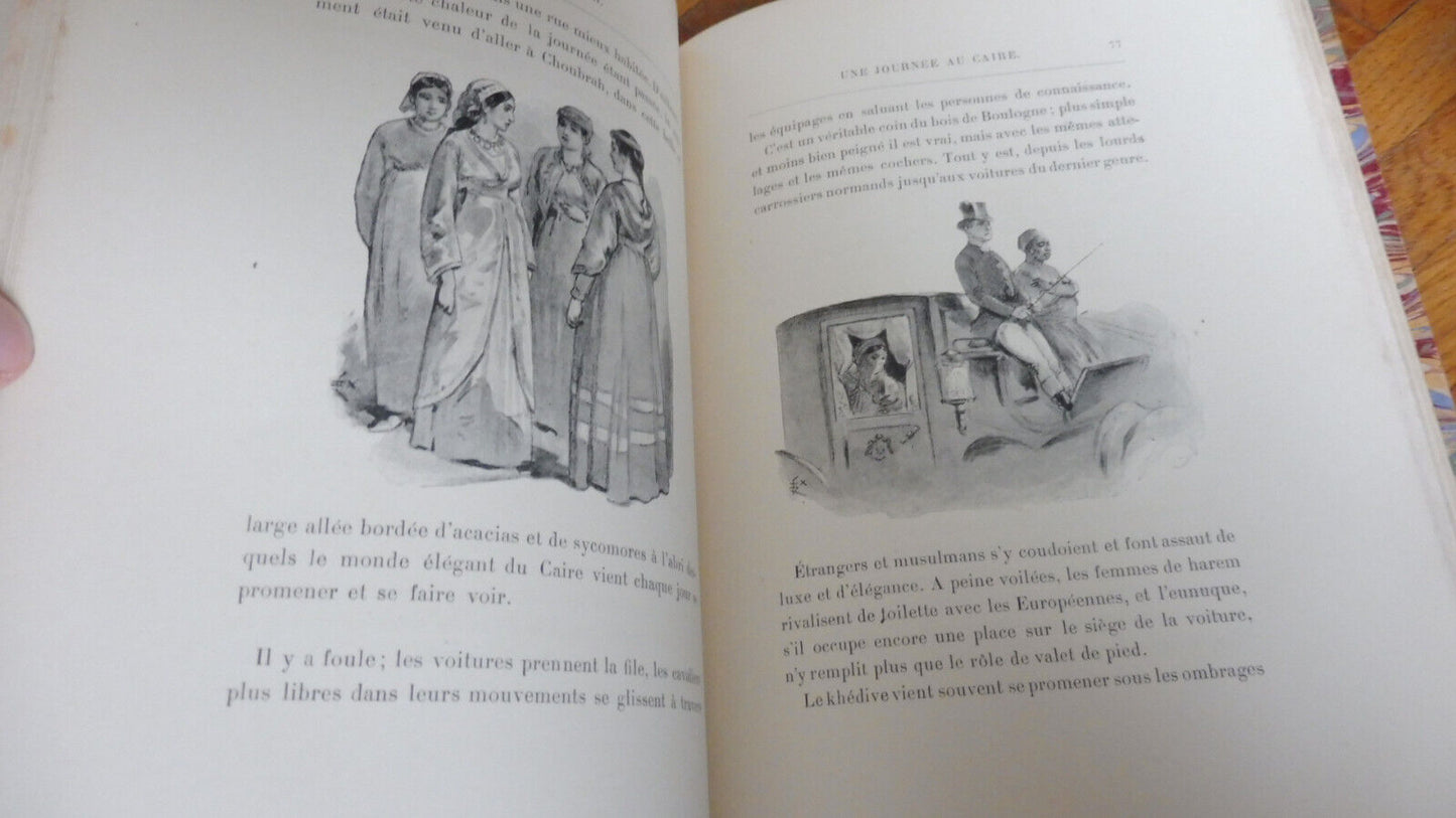 En Dahabieh (Max Boucard) 1889 illus. Régamey