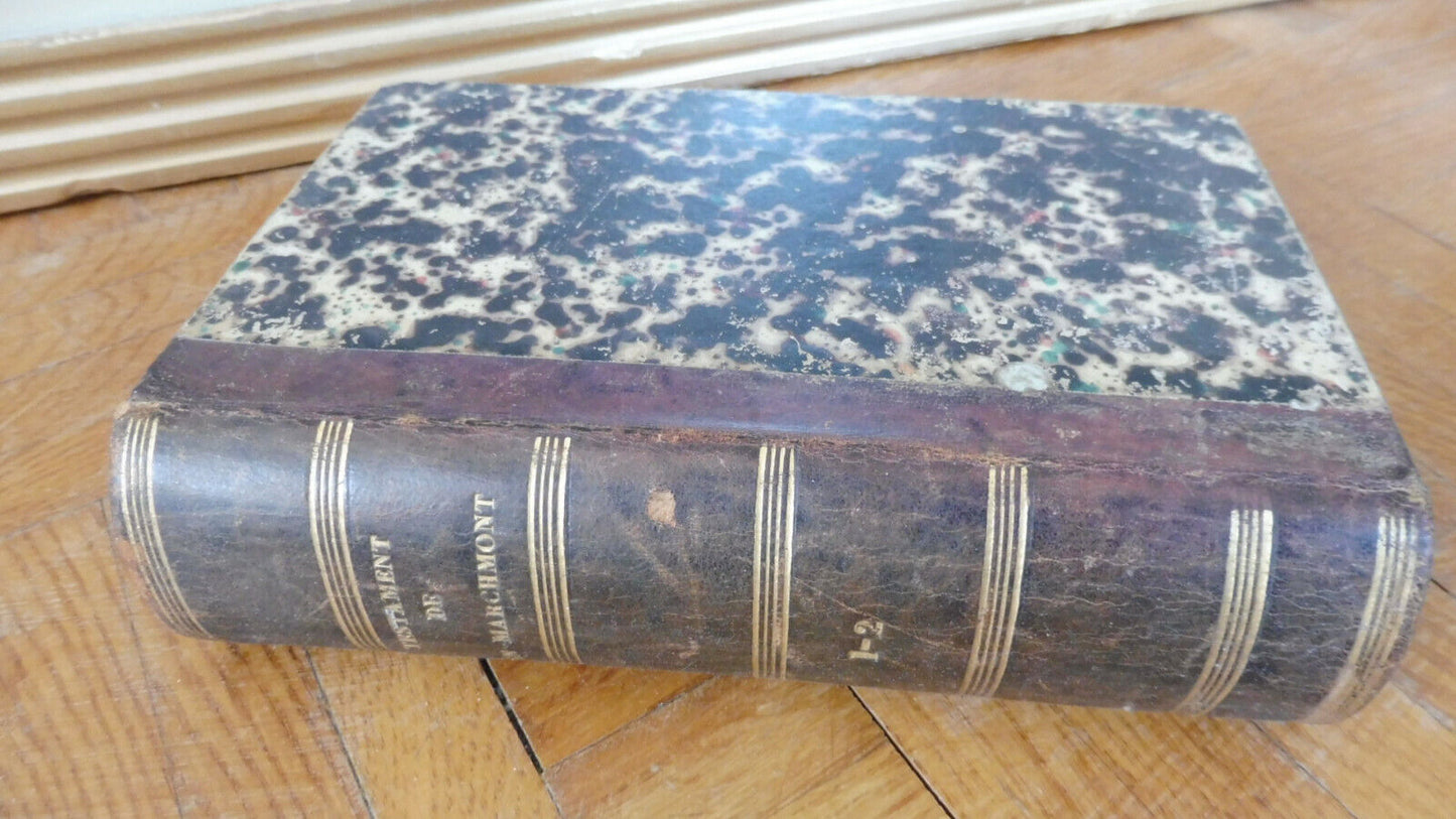 Testament de John Marchmont (M. E. Braddon) 1864 2 tomes en 1 vol. COMPLET EO