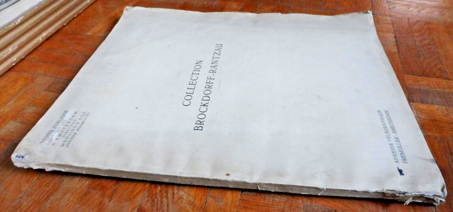 Collection Brockdorff-Rantzau 1929 CATALOGUE