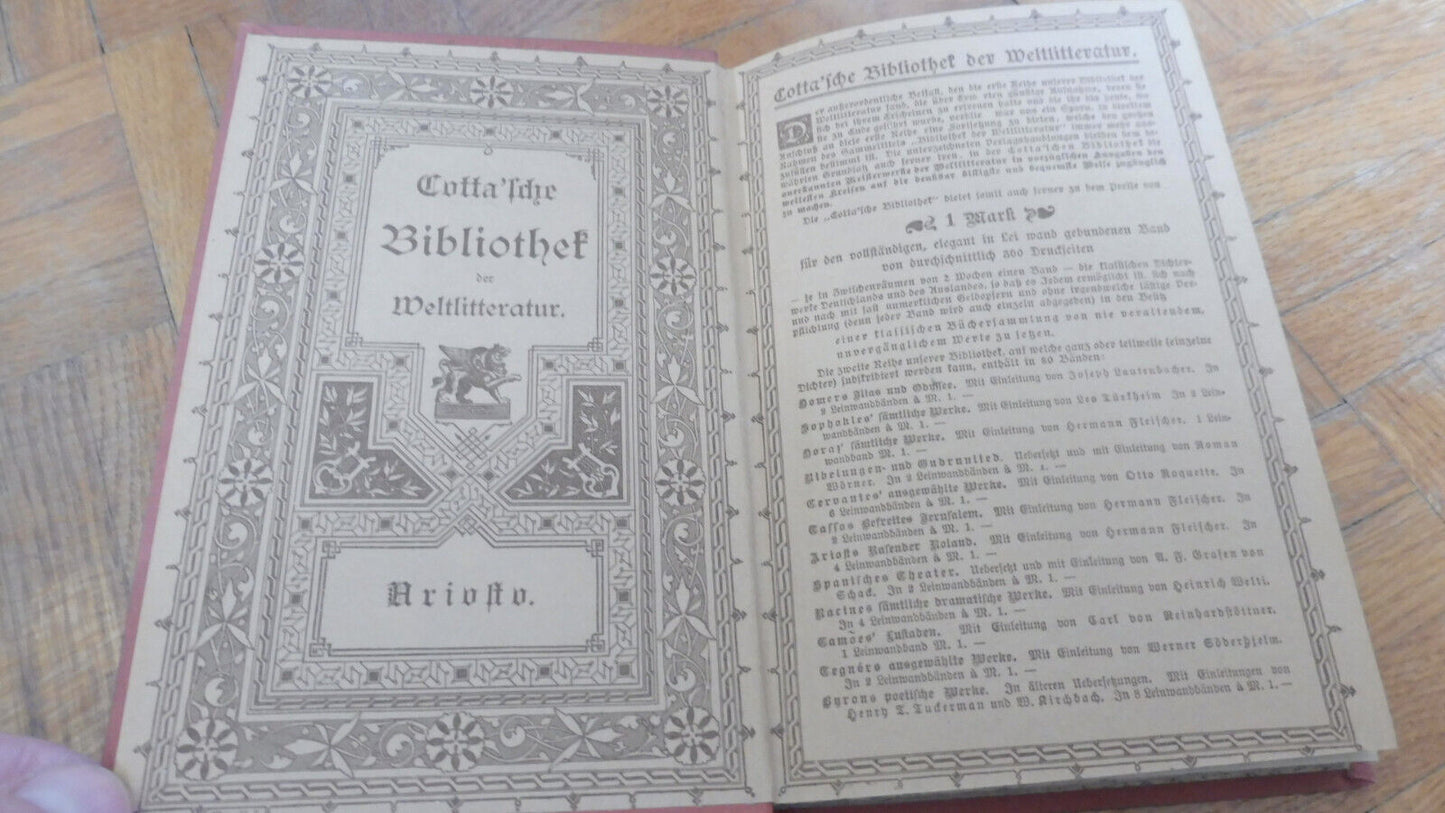 Rasender Roland (Ludovico Ariosto) 4 vol.