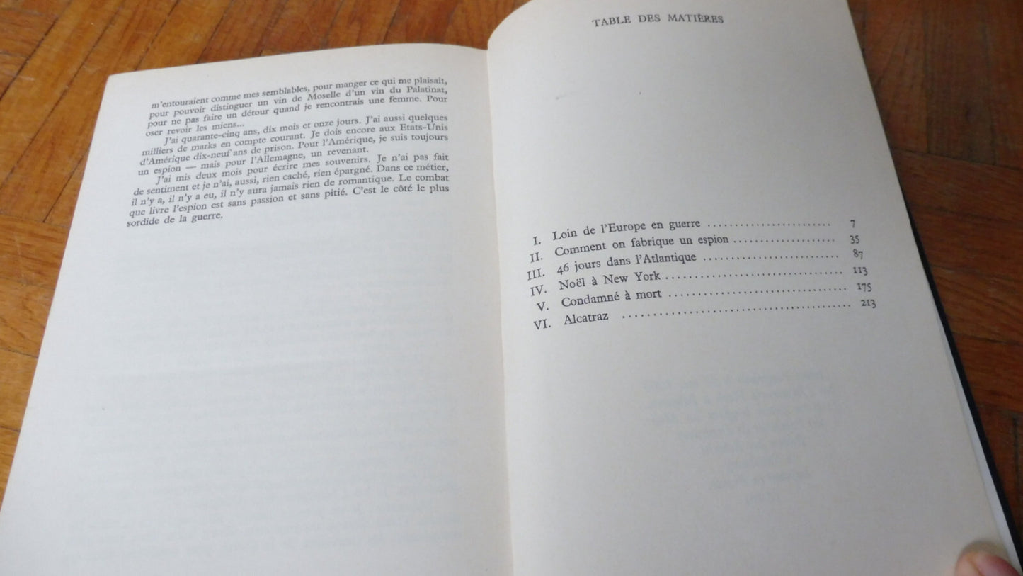 Ma Vie d'espion (Erich Gimpel) 1968 2ème GUERRE MONDIALE