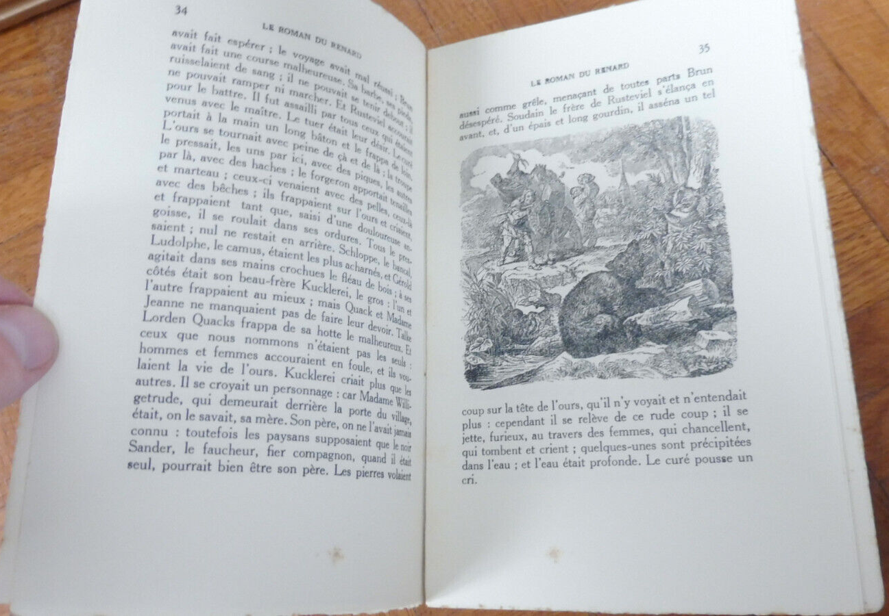 Le Roman de Renard (Goethe) 1929 NUMEROTE