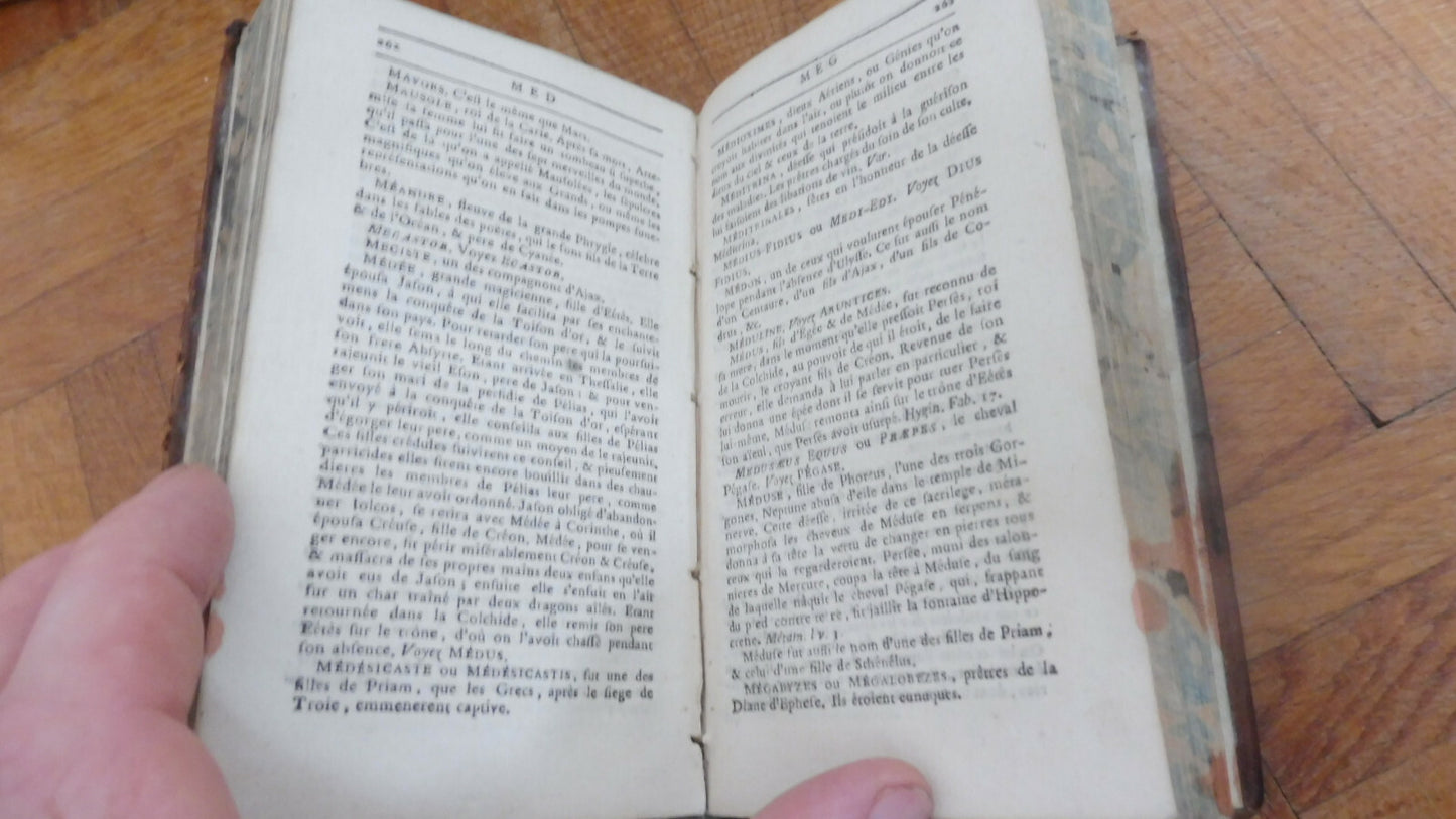 Dictionnaire abrégé de la Fable (Chompré) 1778