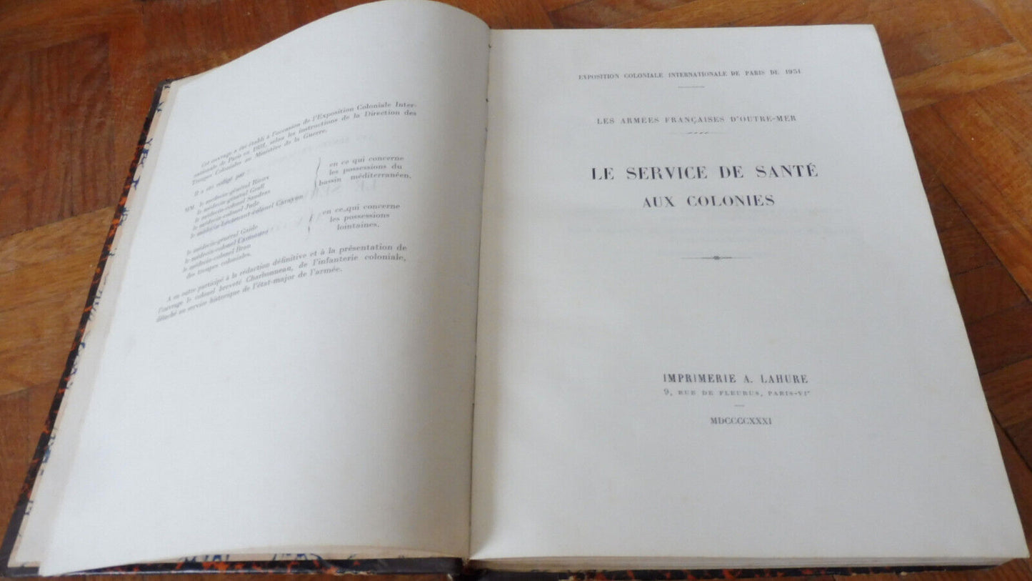 Le Service de santé aux colonies (Exposition Coloniale de Paris) 1951