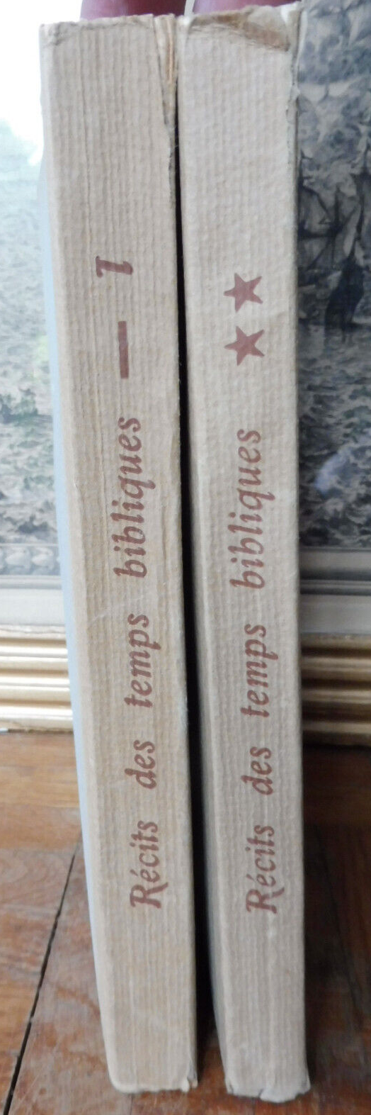 Récits des temps bibliques (M. Butts) 1930 illus. Aman-Jean 2 vol.