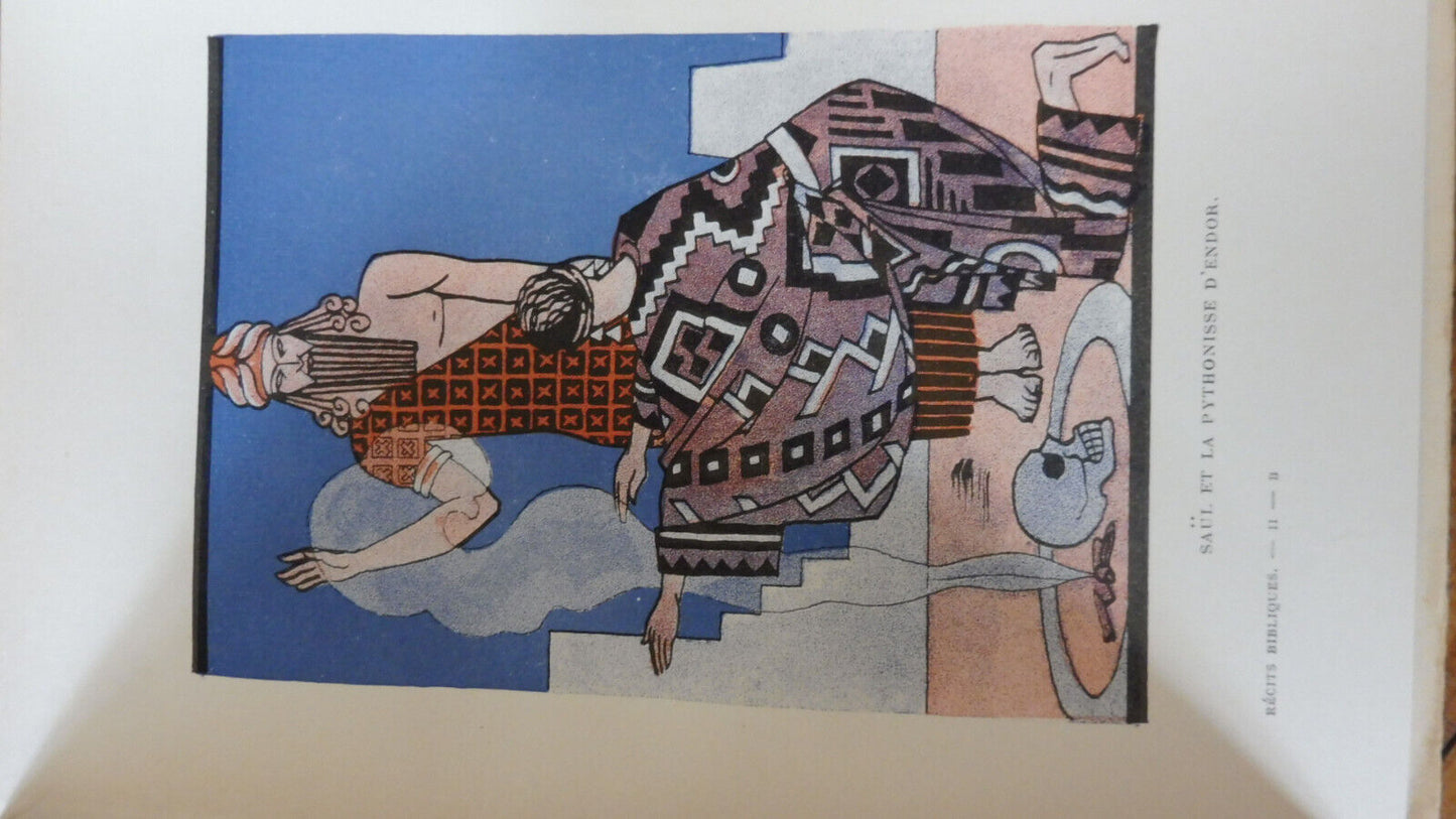 Récits des temps bibliques (M. Butts) 1930 illus. Aman-Jean 2 vol.