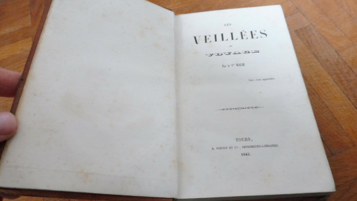 Les Veillées de voyage (Vicomte de Walsh) 1845