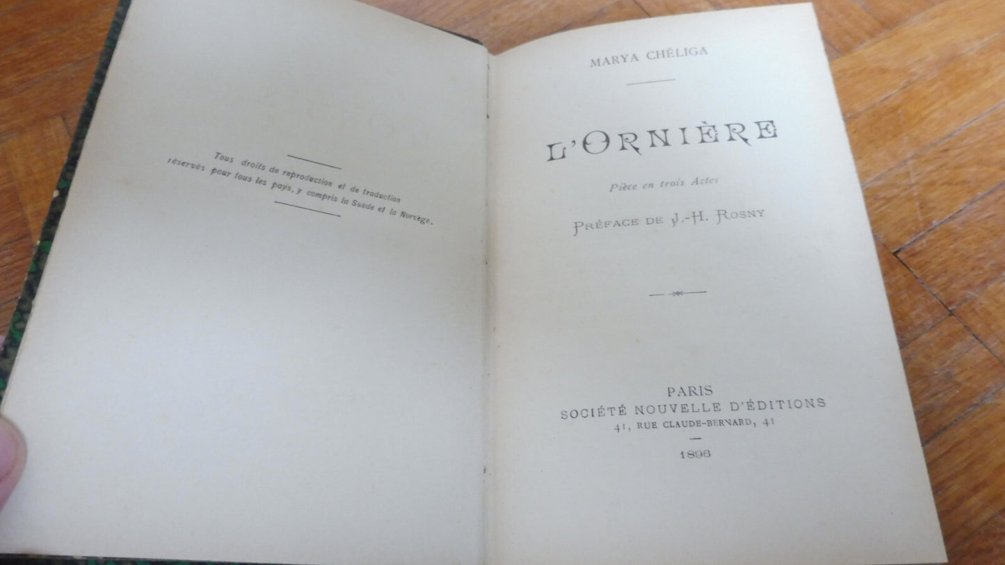 Théâtre divers (Chéliga, Chardon, Meudrot) XIXe siècle 4 tomes en 1 vol.