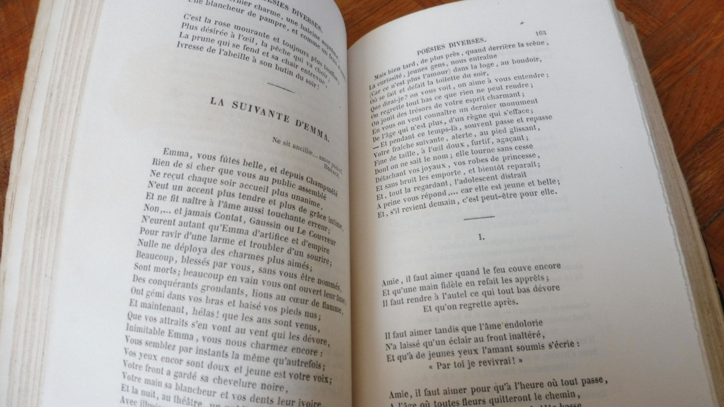 Poésies complètes de Sainte-Beuve 1845