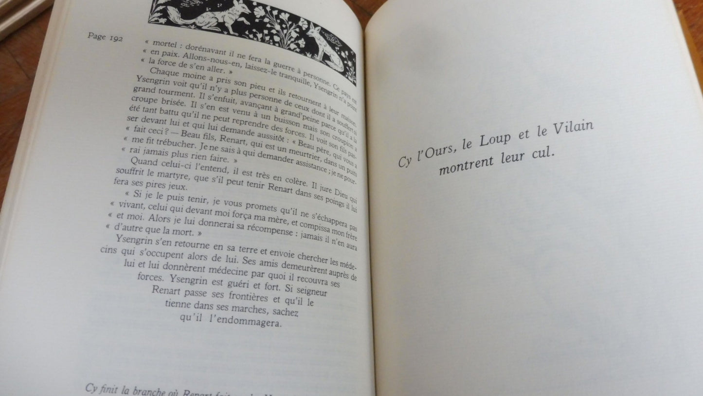 Le Roman de Renart 1975 JEAN DE BONNOT