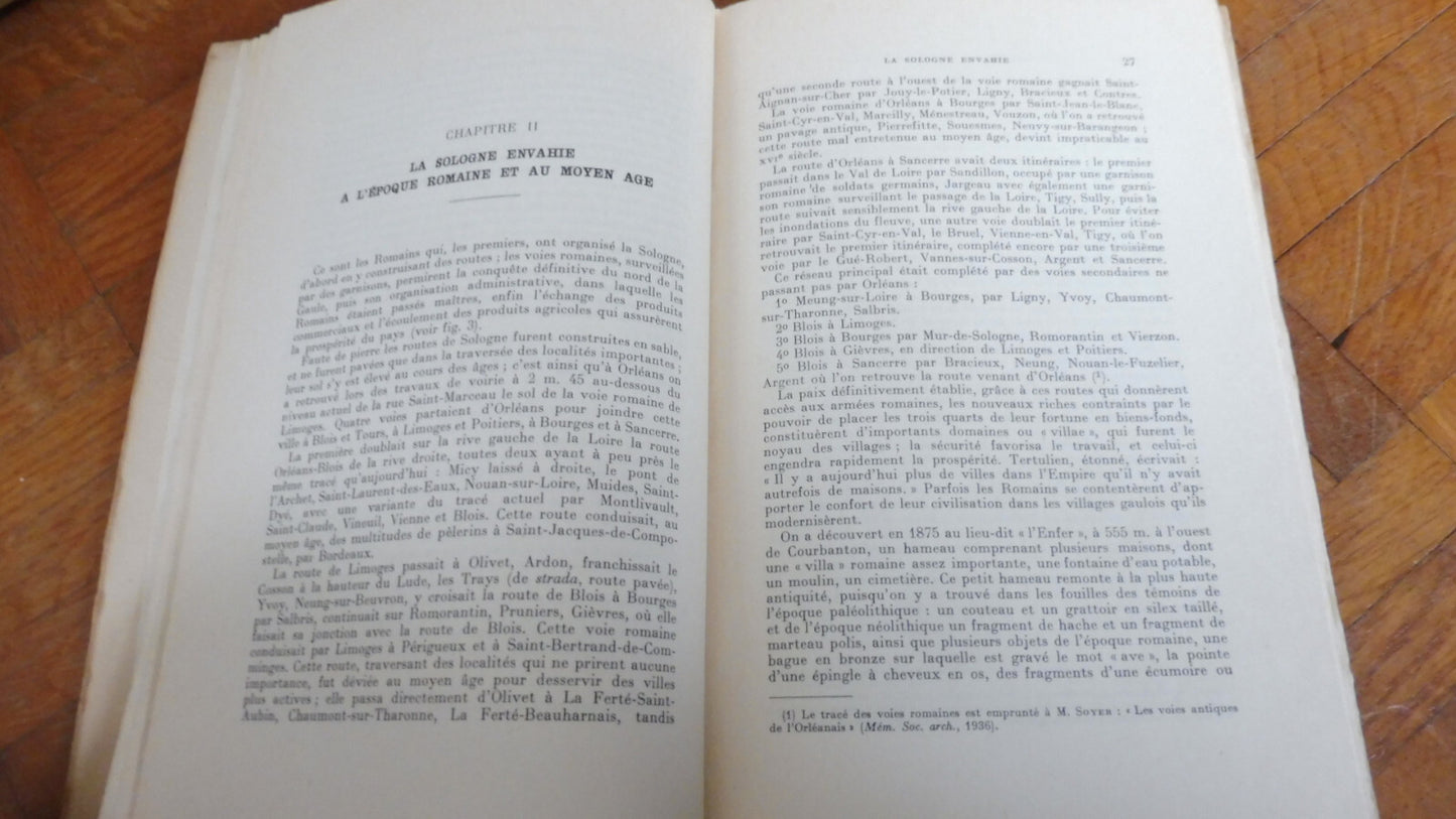 La Sologne au cours des siècles (Paul Guillaume) 1954