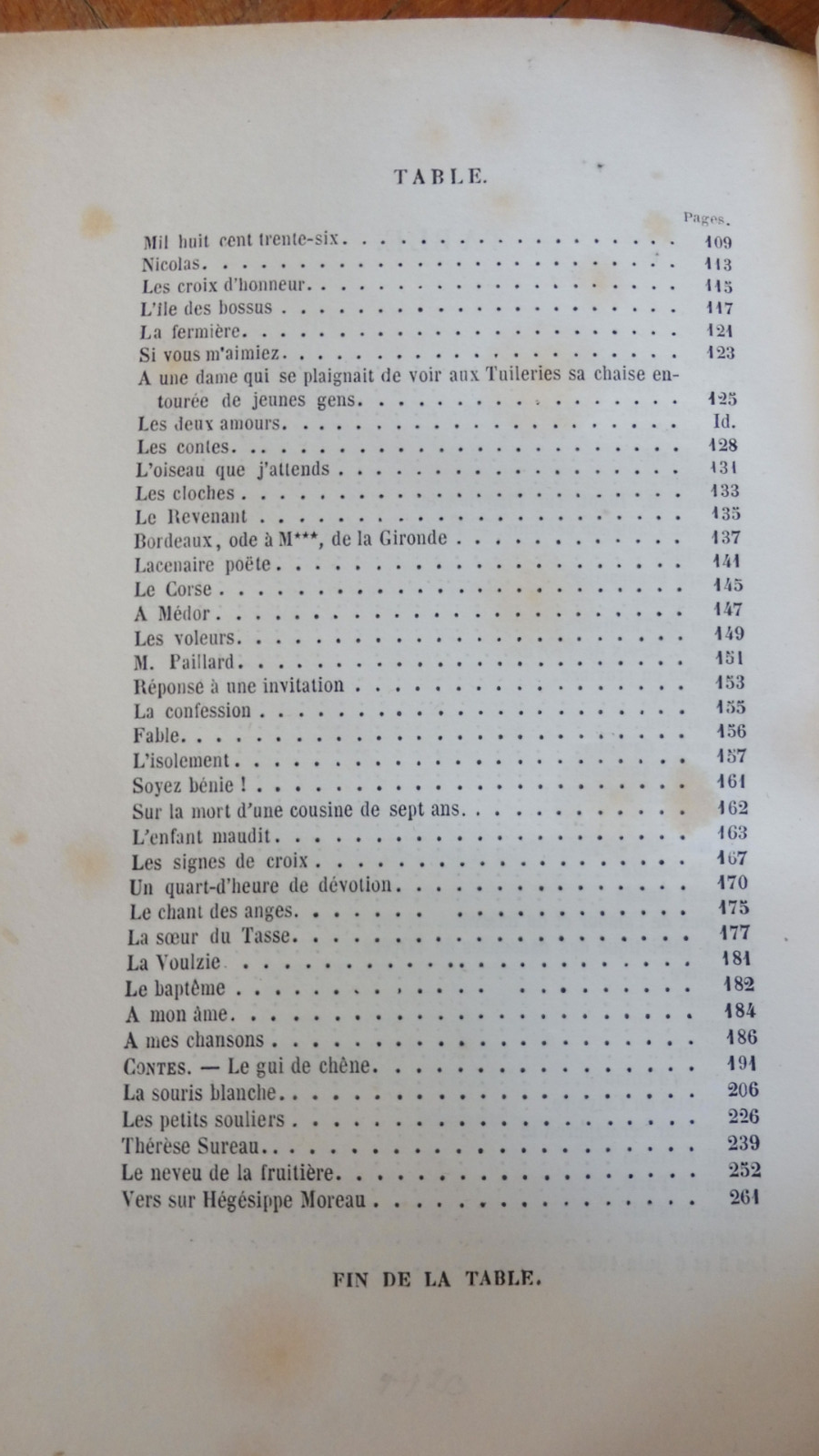 Le Myosotis (Hégésippe Moreau) 1851