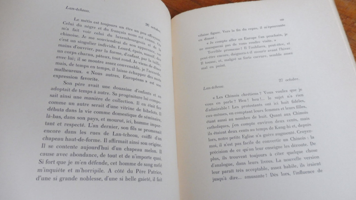 Ecrit en Chine (Gilbert de Voisins) 1913 ALFA ENVOI EO