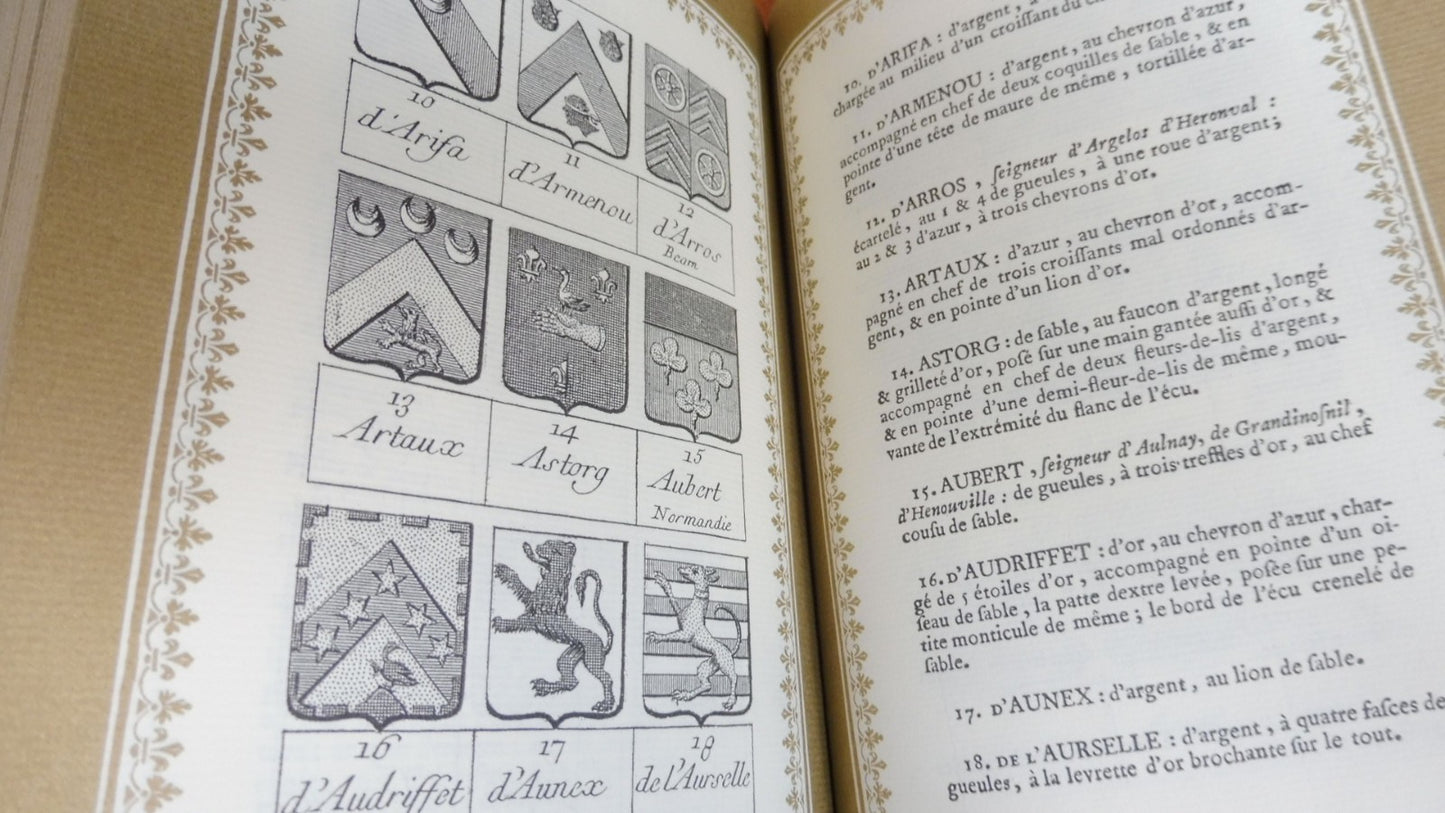 Armorial des principales maisons du royaume (Dubuisson) 1987 JEAN DE BONNOT