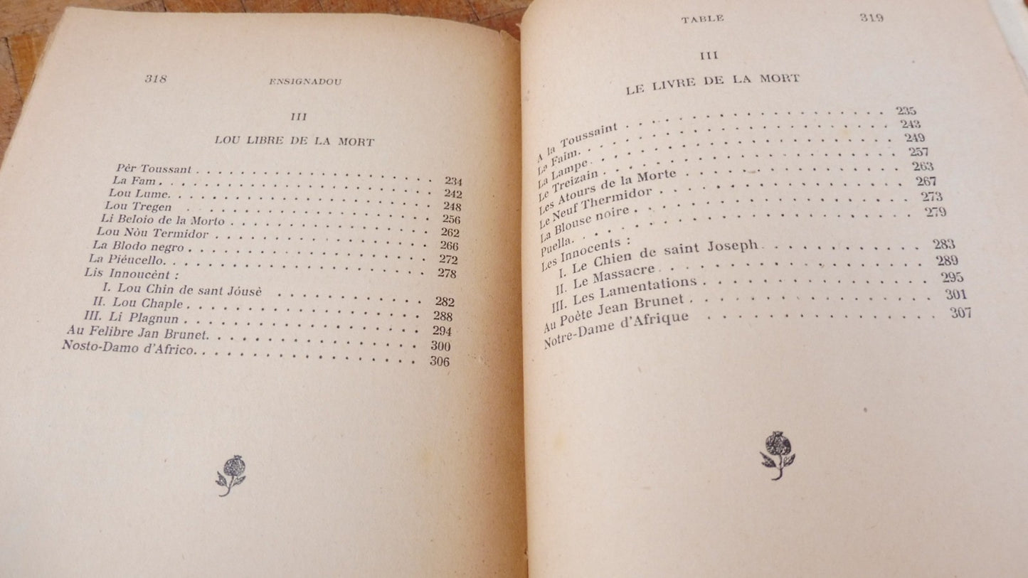 La Grenade. La Miougrano (Teodor Aubanel) s.d. bilingue français / provençal