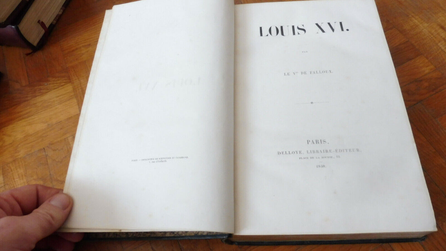 Louis XVI (Vicomte Alfred De Falloux) 1840