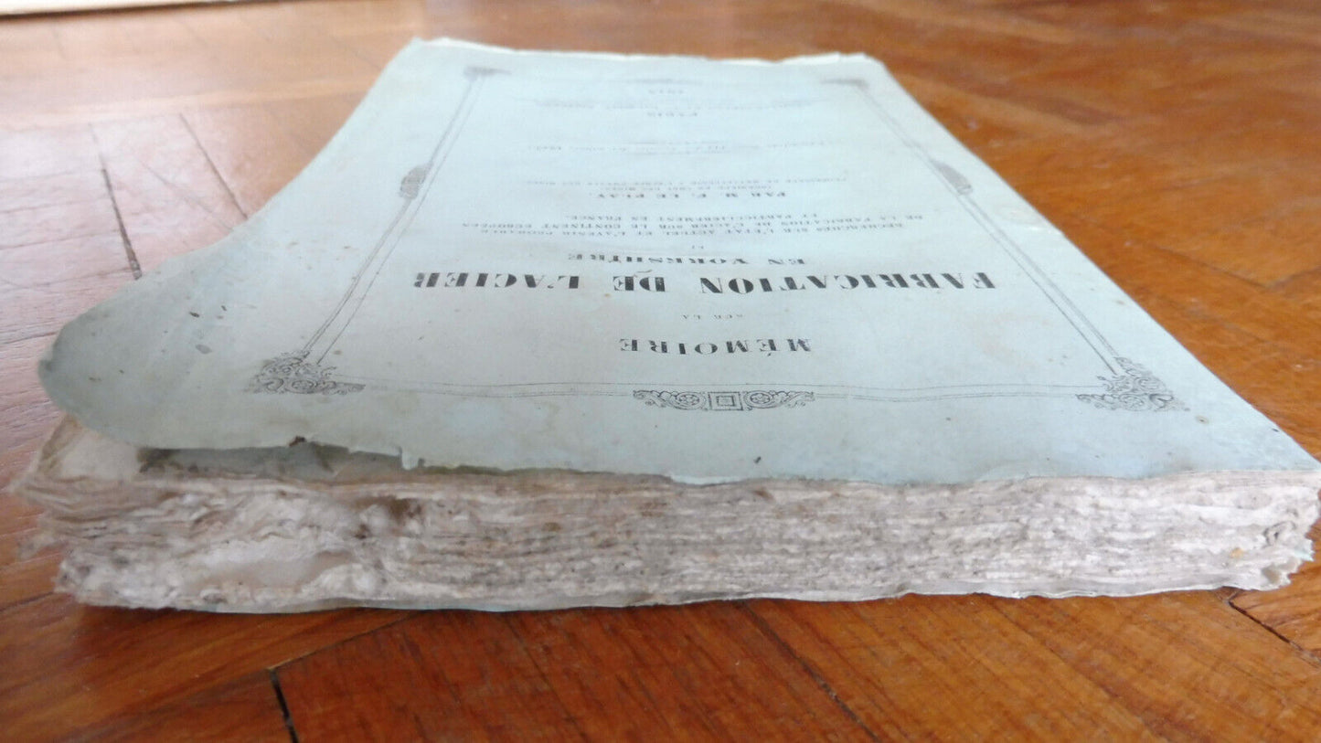 Fabrication de l'acier en Yorkshire (F. Le Play) 1843