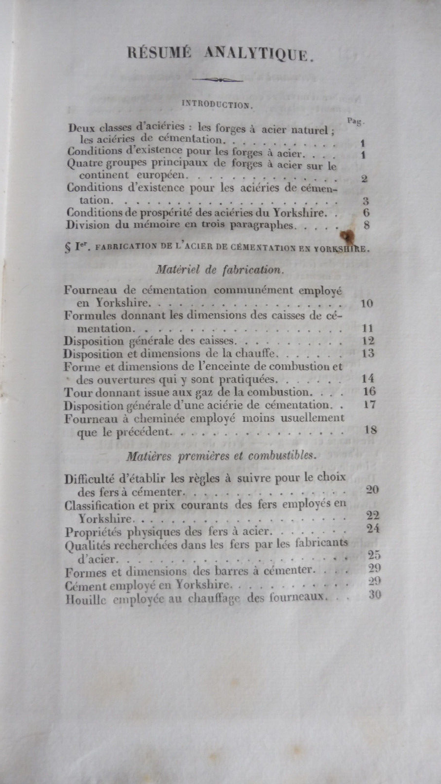 Fabrication de l'acier en Yorkshire (F. Le Play) 1843