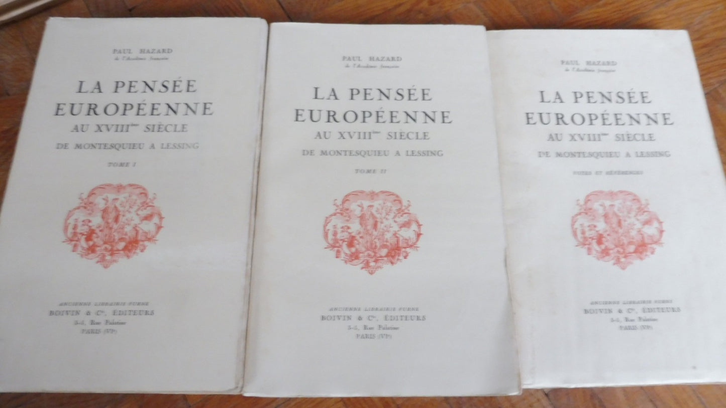 La pensée européenne au XVIIIème siècle (Paul Hazard) 1946 3/3
