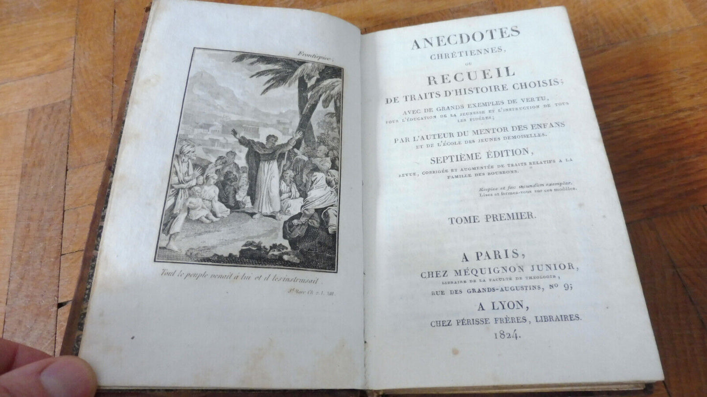 Anecdotes chrétiennes (Joseph Reyre) 1824