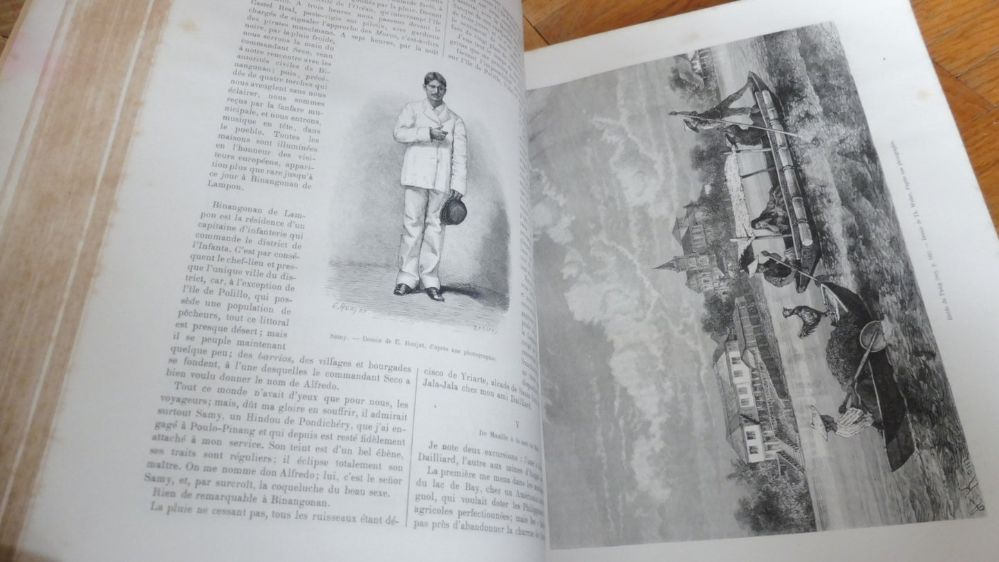 Le Tour du monde. Année 1886 (E. Charton) 1886 KRAKATOA, NEPAL, PÔLE...