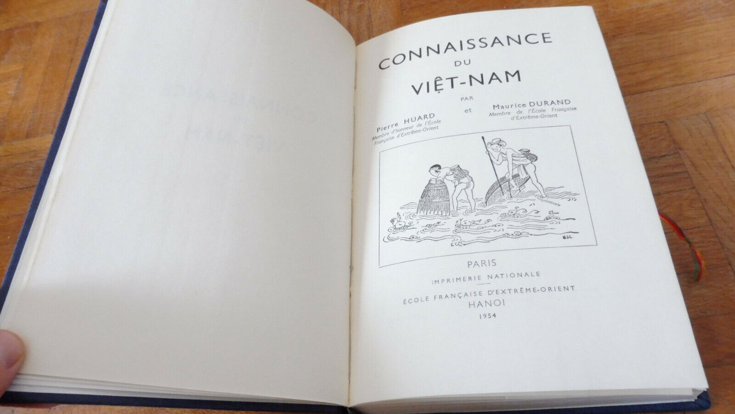 Connaissance du Viêt-Nam (Huard & Durand) 1954 EO