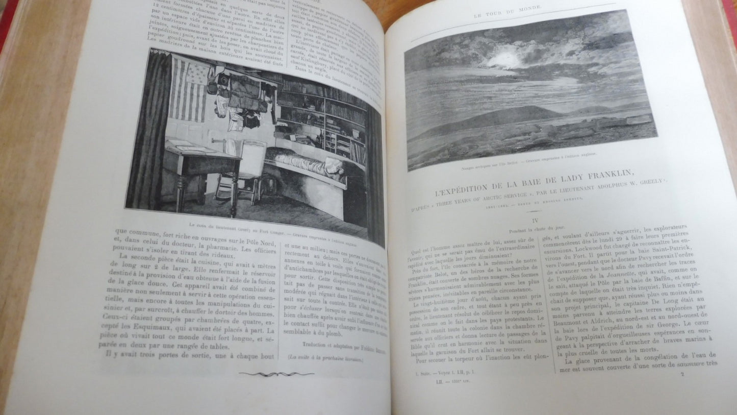 Le Tour du monde. Année 1886 (E. Charton) 1886 KRAKATOA, NEPAL, PÔLE...