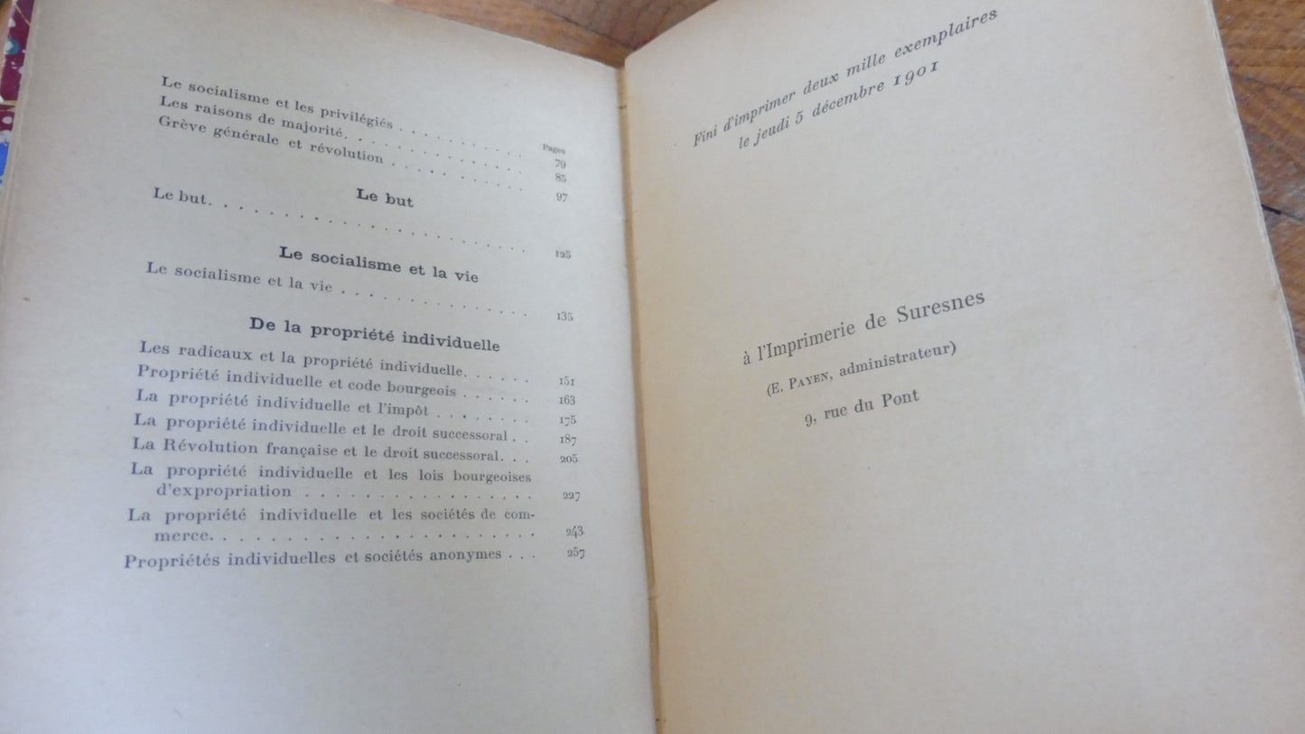 Etudes socialistes. Quatrième Cahier de la troisième série (Jean Jaurès) 1901